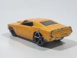 2007 Hot Wheels '69 Ford Mustang Yellow Die Cast Toy Muscle Car Vehicle