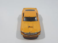 2007 Hot Wheels '69 Ford Mustang Yellow Die Cast Toy Muscle Car Vehicle