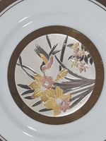 Vintage The Art of Chokin Hummingbird 24KT Gold with Silver Plate
