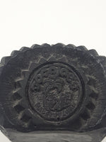Vintage Coco Joe's Hawaii Tiki God 4" Tall Carved Black Lava Rock Figurine