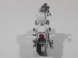 Vintage Yatming 1334 Honda CB-750 Four Police White Motor Cycle Die Cast Toy Vehicle Missing Parts