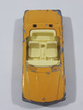 Vintage 1973 Lesney Matchbox Super Fast Mercedes 350 SL Convertible Orange Die Cast Toy Car Vehicle