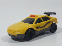 1997 Hot Wheels McDonald's Taxi Plastic Body Yellow Die Cast Toy Car Vehicle McDonald's Happy Meal