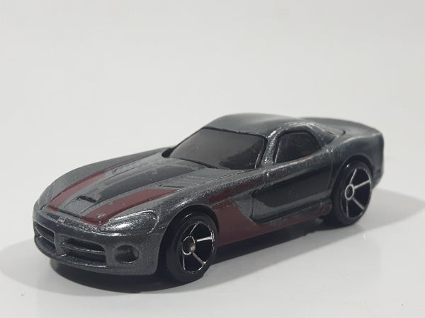 2009 Hot Wheels Dream Garage 2005 Dodge Viper Coupe Metallic Dark Gray Die Cast Toy Car Vehicle