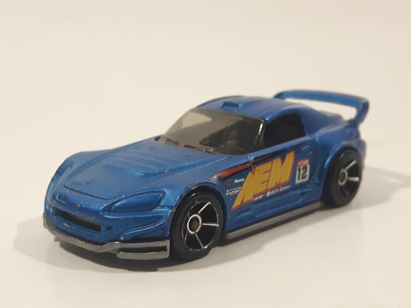 2012 Hot Wheels Super Treasure Hunt Honda S2000 AEM Blue Die Cast Toy Car Vehicle