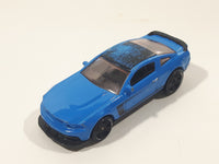 2012 Hot Wheels Mustang Boss 302 Laguna Seca Blue Die Cast Toy Car Vehicle