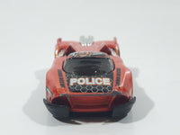 2003 Hot Wheels Maelstrom Police Short Fuse Bomb Orange Die Cast Toy Car Vehicle