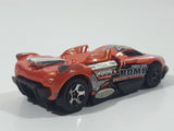 2003 Hot Wheels Maelstrom Police Short Fuse Bomb Orange Die Cast Toy Car Vehicle