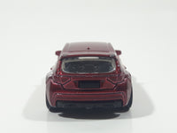 2012 Hot Wheels Subaru WRX STI Red Die Cast Toy Car Vehicle