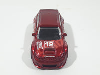 2012 Hot Wheels Subaru WRX STI Red Die Cast Toy Car Vehicle