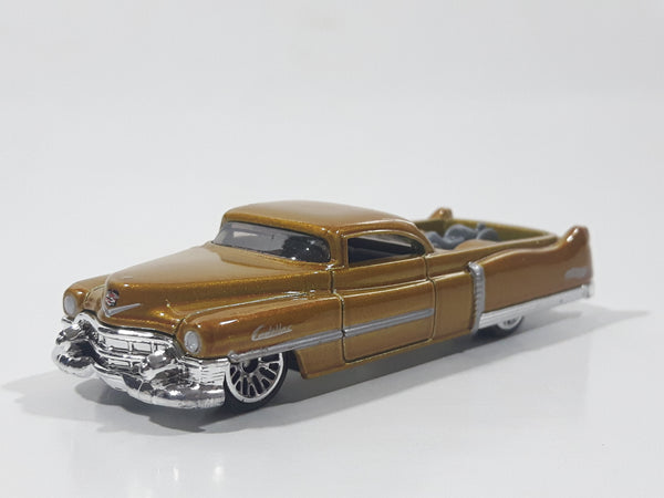 2009 Hot Wheels Custom '53 Cadillac Gold Die Cast Toy Car Vehicle