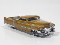 2009 Hot Wheels Custom '53 Cadillac Gold Die Cast Toy Car Vehicle