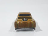 2009 Hot Wheels Custom '53 Cadillac Gold Die Cast Toy Car Vehicle