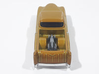 2009 Hot Wheels Custom '53 Cadillac Gold Die Cast Toy Car Vehicle