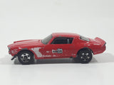 2012 Hot Wheels '70 Camaro Z28 Red Die Cast Toy Car Vehicle