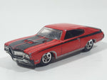 2009 Hot Wheels '70 Buick GSX Red Die Cast Toy Car Vehicle