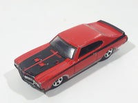 2009 Hot Wheels '70 Buick GSX Red Die Cast Toy Car Vehicle