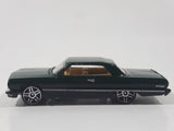 2011 Hot Wheels '63 Chevy Impala Dark Green Die Cast Toy Car Vehicle