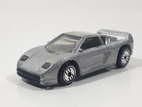 1991 Hot Wheels Zender Fact 4 Silver Die Cast Toy Car Vehicle