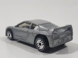 1991 Hot Wheels Zender Fact 4 Silver Die Cast Toy Car Vehicle