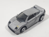 1991 Hot Wheels Zender Fact 4 Silver Die Cast Toy Car Vehicle