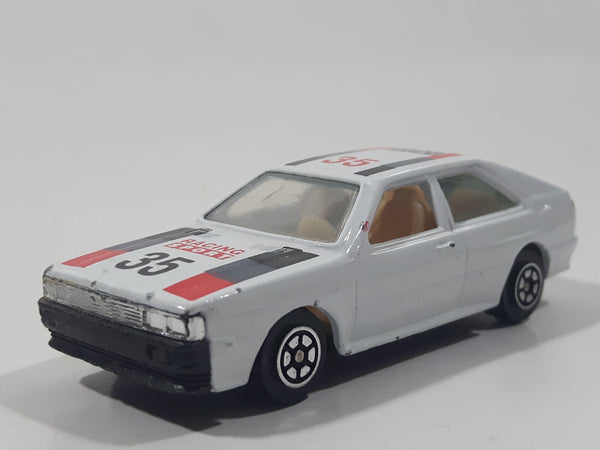 Yatming Audi Quattro Racing Sport 35 White Die Cast Toy Car Vehicle