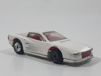 1987 Hot Wheels Ferrari Testarossa White Die Cast Toy Car Vehicle - Ultra Hots