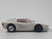 1987 Hot Wheels Ferrari Testarossa White Die Cast Toy Car Vehicle - Ultra Hots