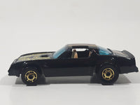 Rare Vintage 1982 Hot Wheels Hot Ones Hot Bird Black Yellow Die Cast Toy Car Vehicle - Gold Wheels