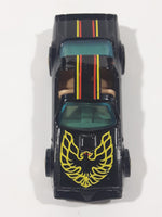 Rare Vintage 1982 Hot Wheels Hot Ones Hot Bird Black Yellow Die Cast Toy Car Vehicle - Gold Wheels