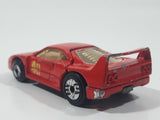 1989 Hot Wheels Ferrari F40 Red Die Cast Toy Car Vehicle Opening Rear Mount Engine UH