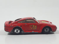 1990 Hot Wheels Ultra Hots Porsche 959 Red #59 Die Cast Toy Race Car Vehicle