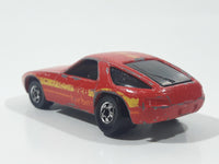 1982 Hot Wheels Porsche 928 P-928 Turbo Red Die Cast Toy Car Vehicle Made in Hong Kong