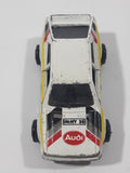 Vintage Majorette No. 221 Audi Quattro White 1/68 Scale Die Cast Toy Car Vehicle with Opening Doors