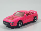 1994 Hot Wheels Parking Garage Set Toyota MR2 Hot Pink Die Cast Toy Car Vehicle