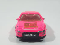 1994 Hot Wheels Parking Garage Set Toyota MR2 Hot Pink Die Cast Toy Car Vehicle