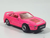 1994 Hot Wheels Parking Garage Set Toyota MR2 Hot Pink Die Cast Toy Car Vehicle