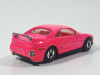 1994 Hot Wheels Parking Garage Set Toyota MR2 Hot Pink Die Cast Toy Car Vehicle