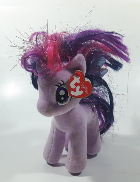 2016 Ty Beanie Babies My Little Pony Twilight Sparkle 8" Tall Toy Stuffed Plush with Tags