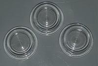 Geobra PlayMobil Plastic Clear Round Cap Cover Piece Set of 3