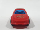 Unknown Brand Red with Blue Interior Plastic Body Die Cast Toy Car Vehicle