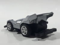 Unknown Brand Super #4 Silver Pull Back Die Cast Toy Car Vehicle