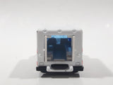 Motor Max No. 6034 Emergency Medical Services Ambulance Van White Die Cast Toy Car Vehicle with Opening Rear Doors