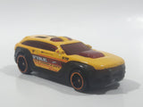 2014 Hot Wheels City Rescue HW Pursuit Yellow Die Cast Fire Rescue Toy Car Vehicle