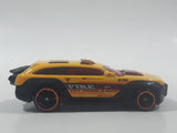 2014 Hot Wheels City Rescue HW Pursuit Yellow Die Cast Fire Rescue Toy Car Vehicle