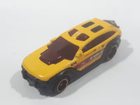 2014 Hot Wheels City Rescue HW Pursuit Yellow Die Cast Fire Rescue Toy Car Vehicle