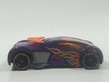 2011 Hot Wheels Super 6-Lane Raceway Phantom Racer Metalflake Dark Violet Purple Die Cast Toy Race Car Vehicle