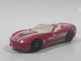 2018 Hot Wheels HW Screen Time Barbie '14 Chevrolet Corvette Stingray Convertible Pink Die Cast Toy Car Vehicle