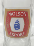 Vintage Molson Export Ale Beer Biere 5 1/2" Tall Glass Mug