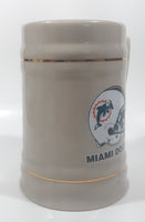 Miami Dolphins NFL Football Team 5 1/2" Tall Stoneware Stein Beer Mug